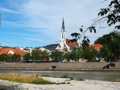 Die Isar bei Bad Tölz