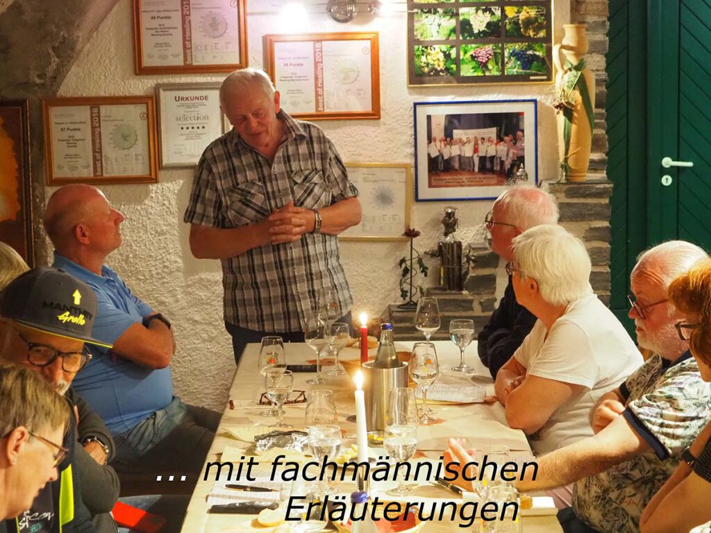 Weinprobe beim Winzer