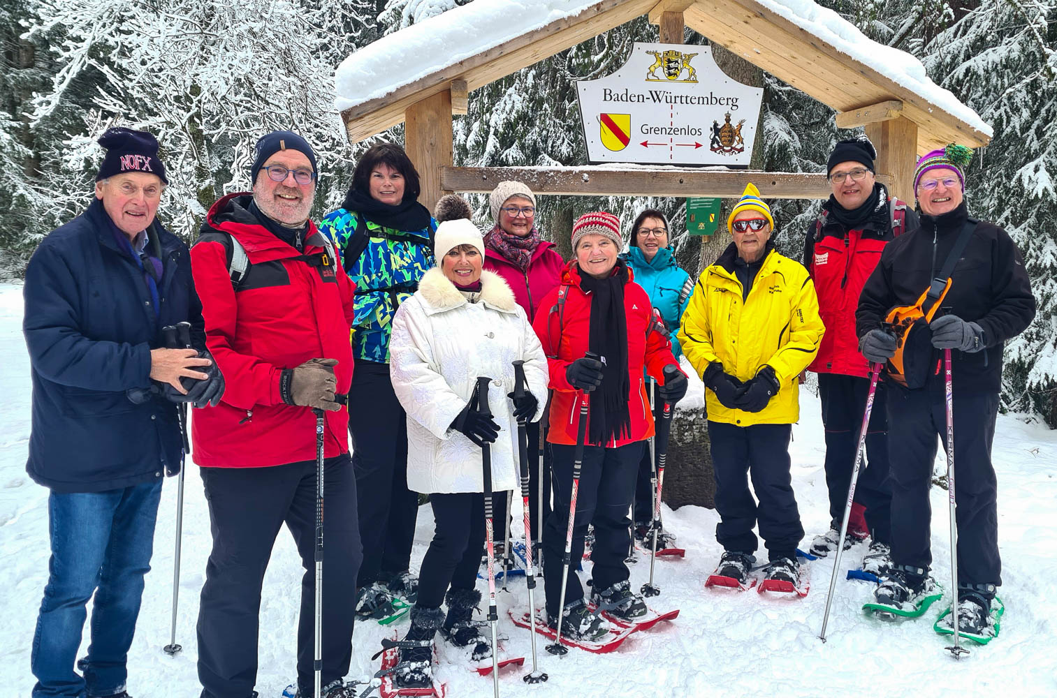 Schneeschuh-Wandern Kniebis