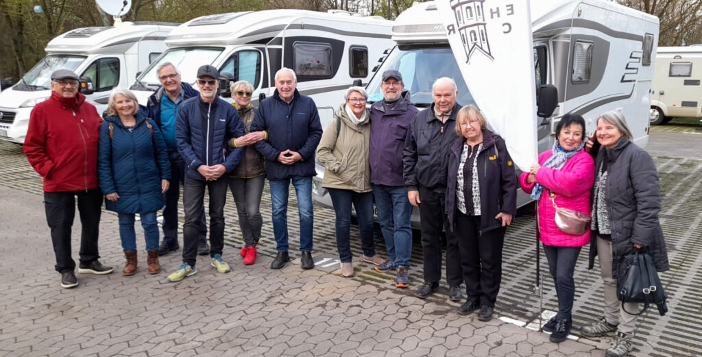 Gruppebild am Stellplatz Nienhausen