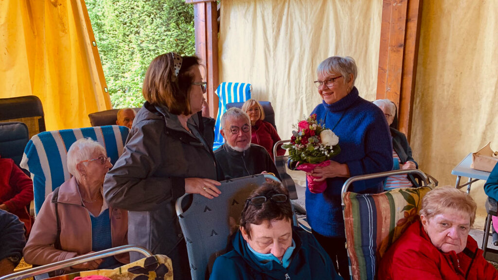 Danke an Uschi und Heinrich für ihren Einsatz in Neunkirchen